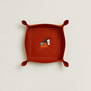Animaux Blocks change tray - Blue | Hermès Singapore